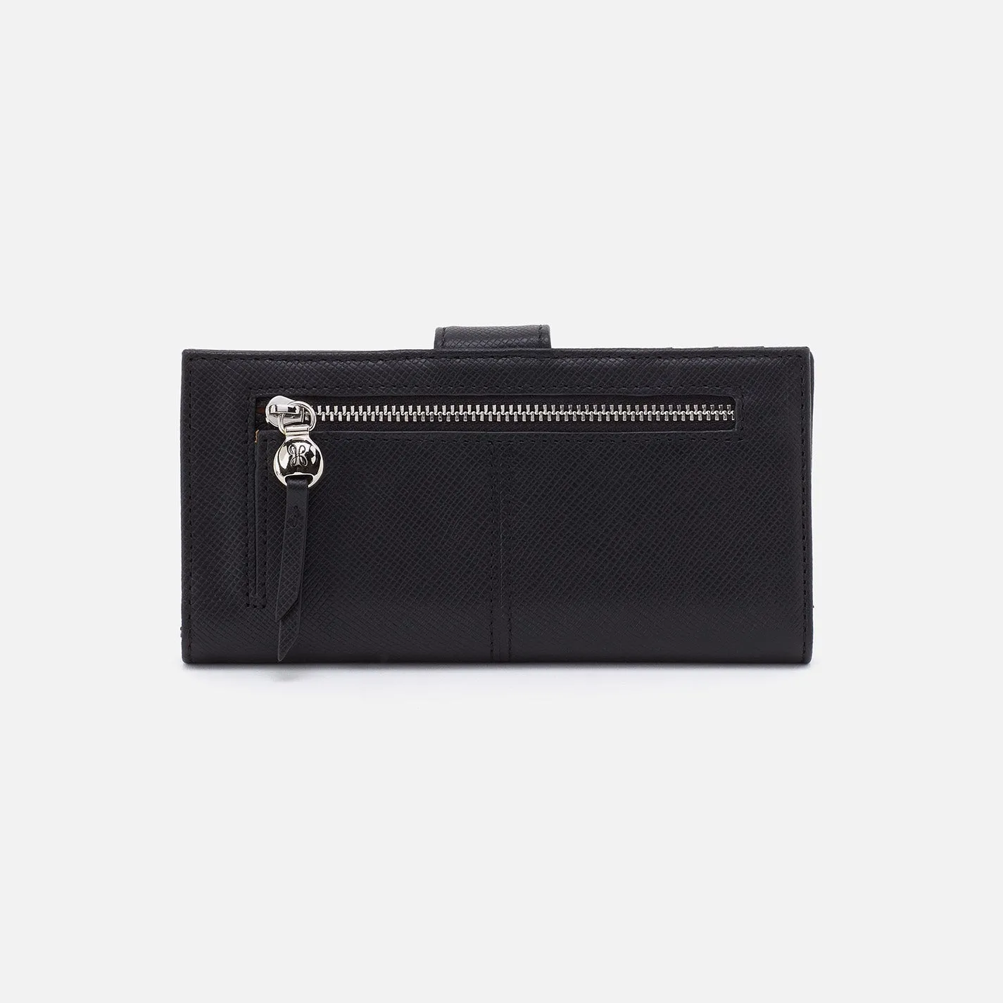 Essential Bifold Wallet In Soft Saffiano Leather - Black