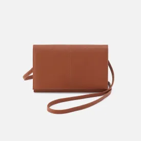 Essential Wallet Crossbody In Soft Saffiano Leather - Lion