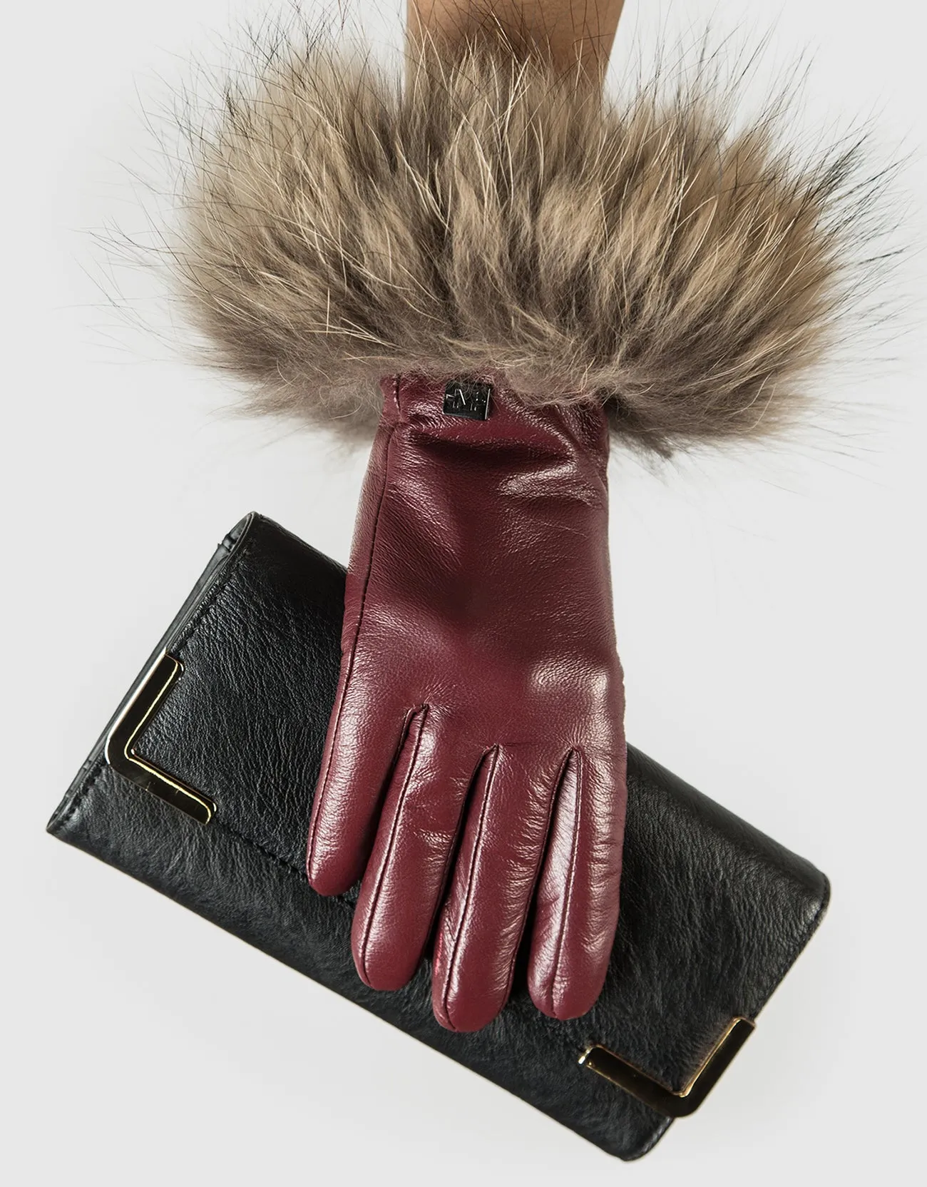 Fur Cuff Sheepskin Gloves