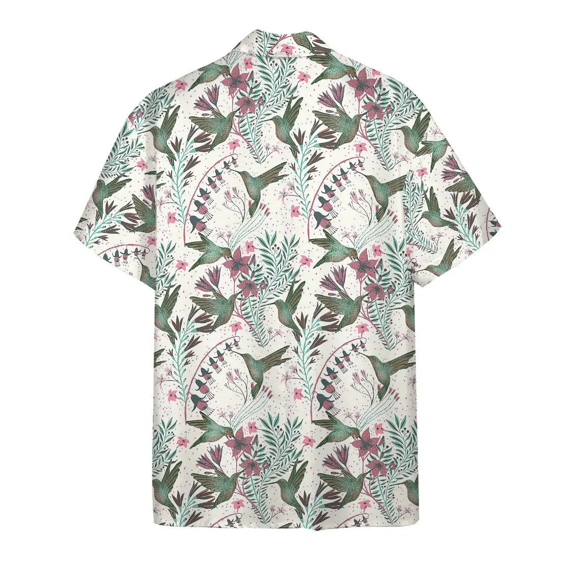 Gearhuman 3D Hummingbird With Columbine Flower Hawaii Shirt