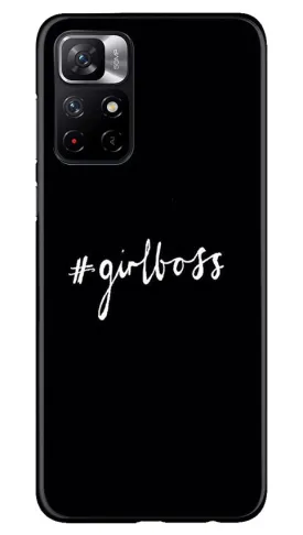 #GirlBoss Mobile Back Case for Mi 11T 5G (Design - 266)