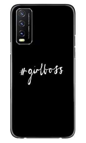 #GirlBoss Mobile Back Case for Vivo Y20i (Design - 266)