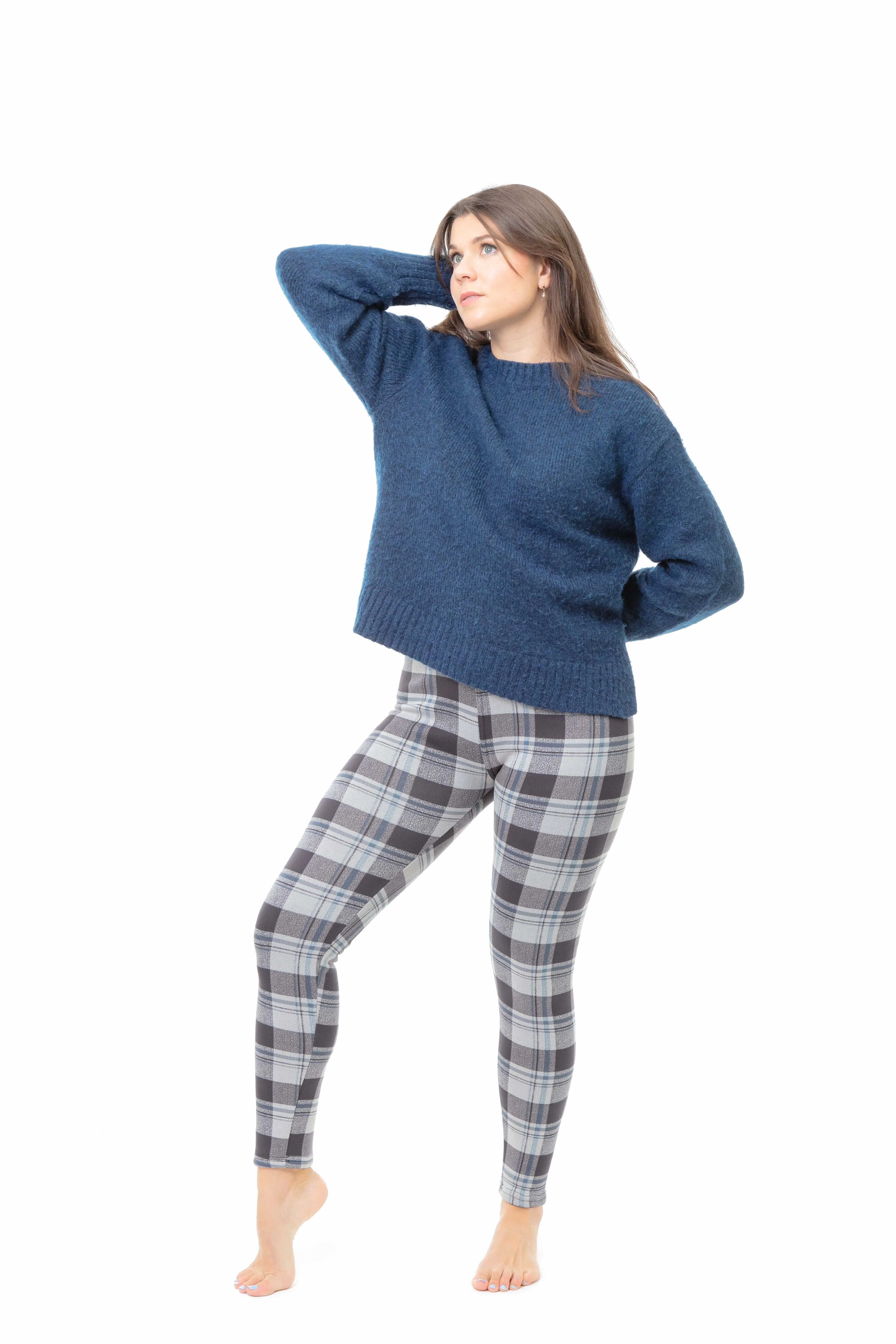 Gray Check - Cozy Lined