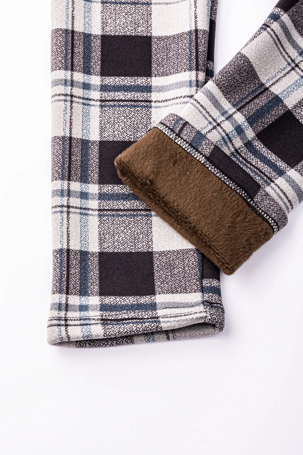 Gray Check - Cozy Lined