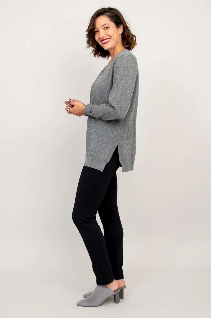 Greta Sweater,  Grey ,  Cotton