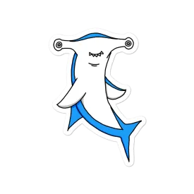 Hammerhead Shark 4" Vinyl Sticker