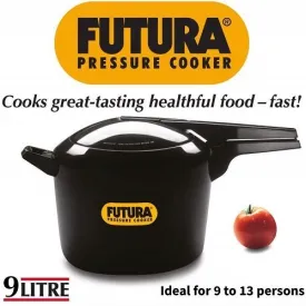 Hawkins Futura Hard Anodized Aluminum  Pressure Cooker 9 Liter