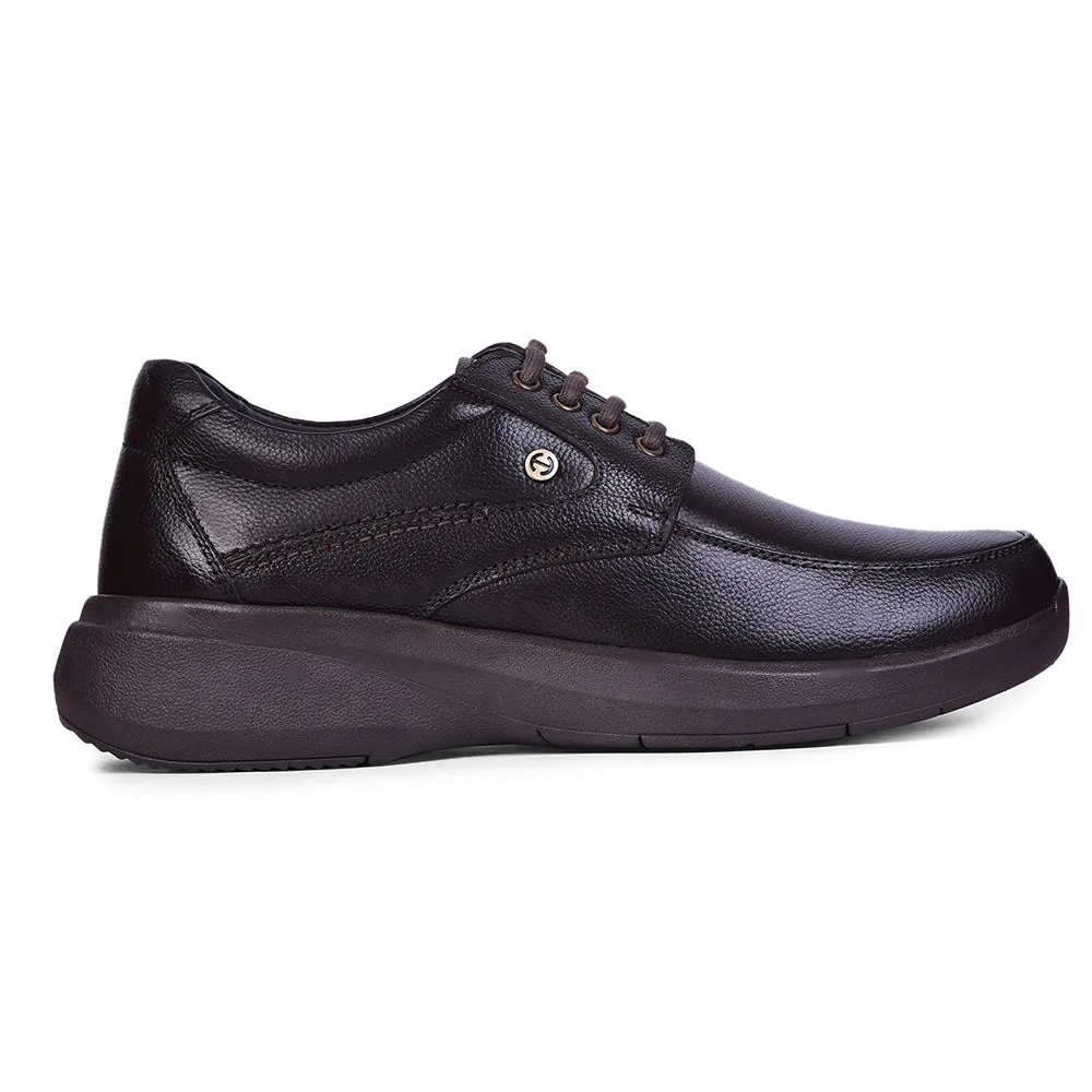 Healers Brown Formal Mocassin Shoes For Men E823-03 By Liberty