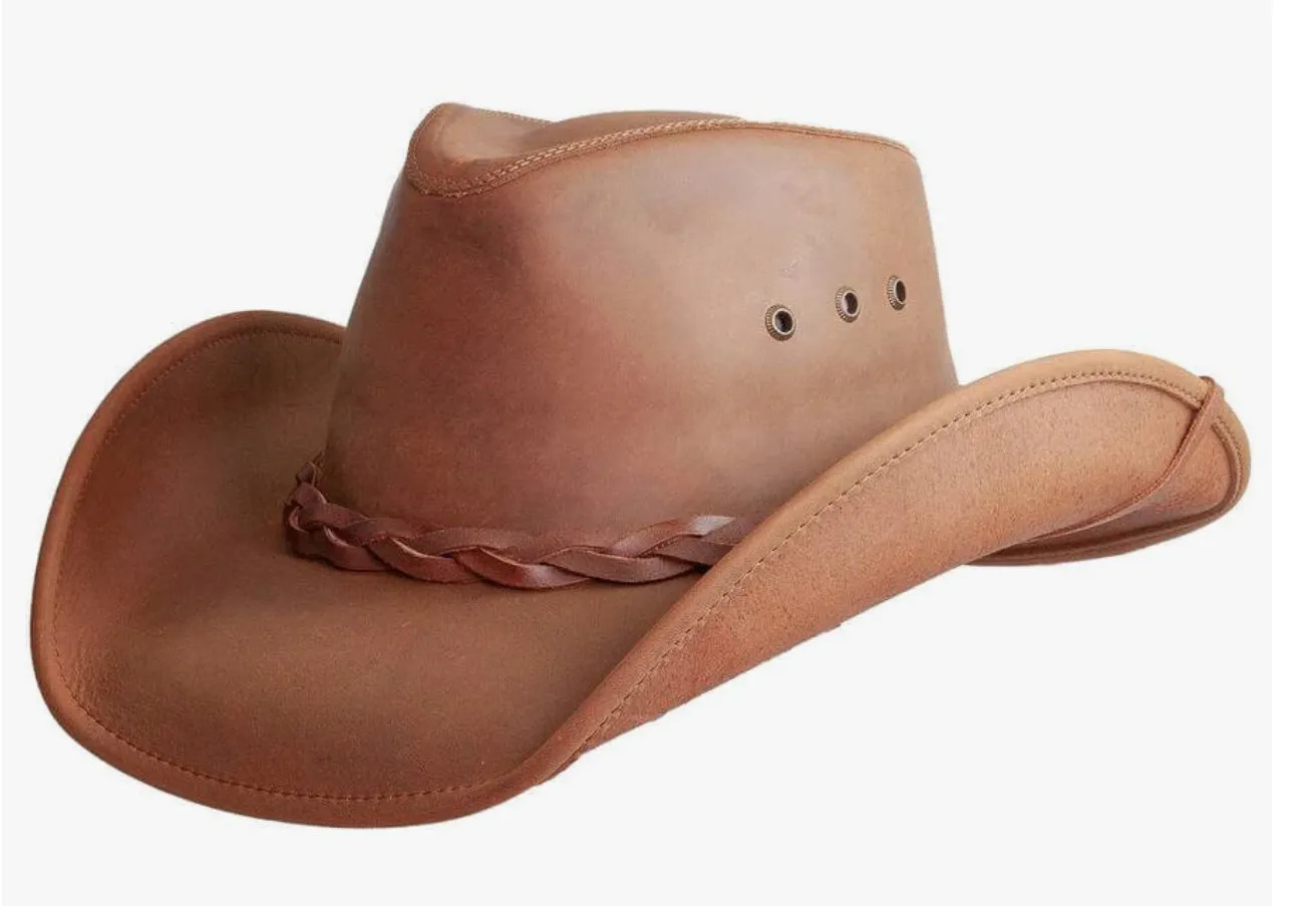 Hollywood Leather Cowboy Hat