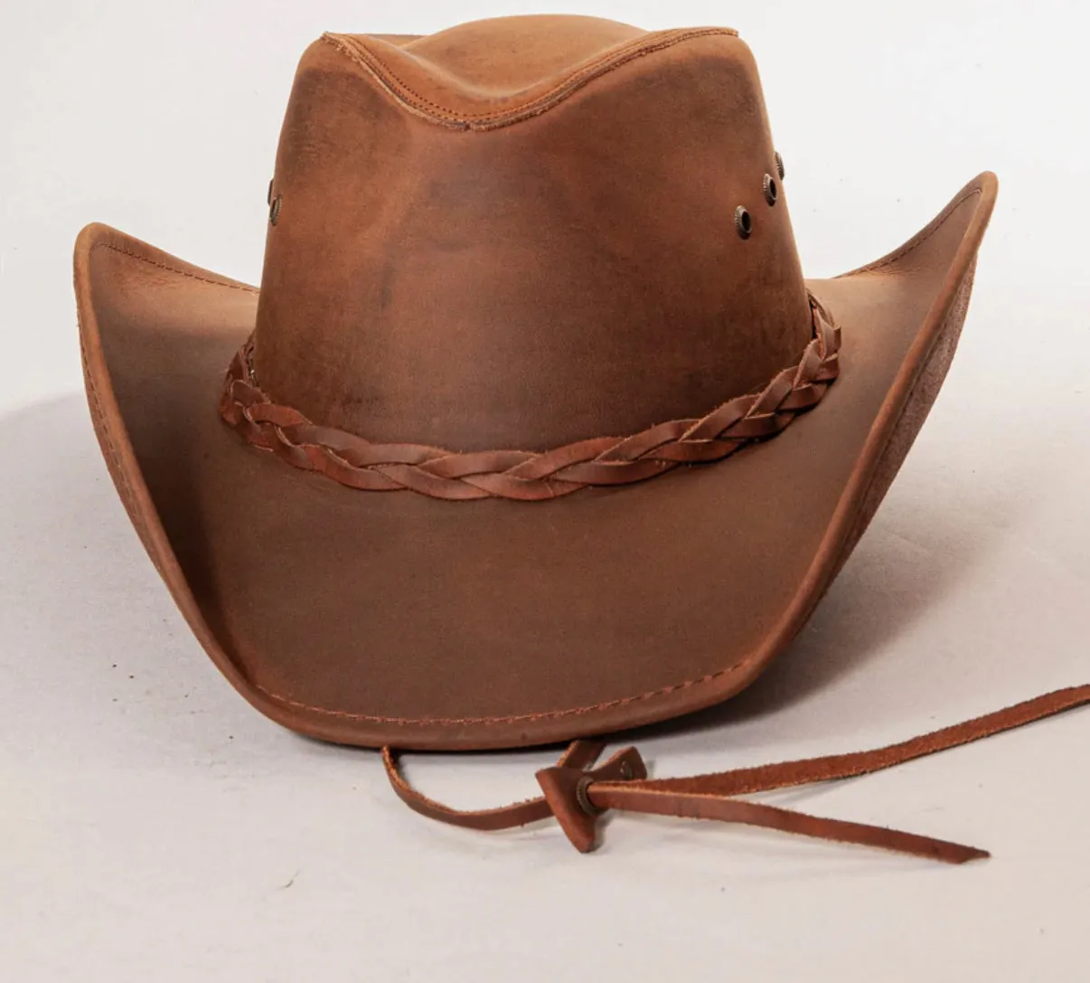 Hollywood Leather Cowboy Hat