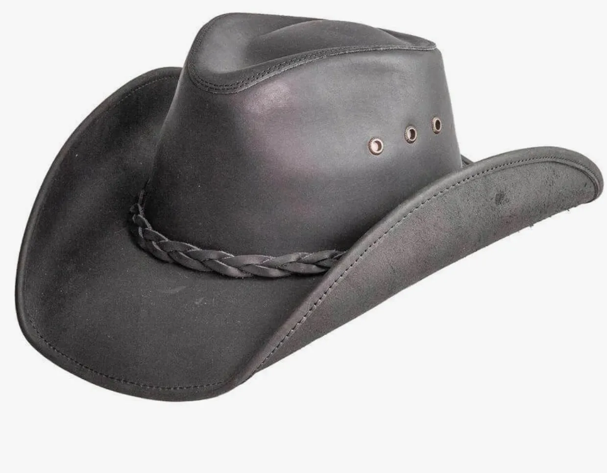 Hollywood Leather Cowboy Hat