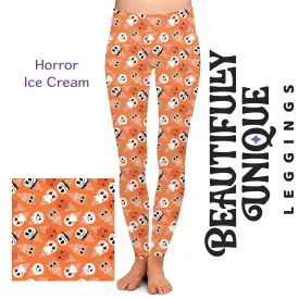 Horror Ice Cream (Semi-Exclusive) - High-quality Handcrafted Vibrant Leggings