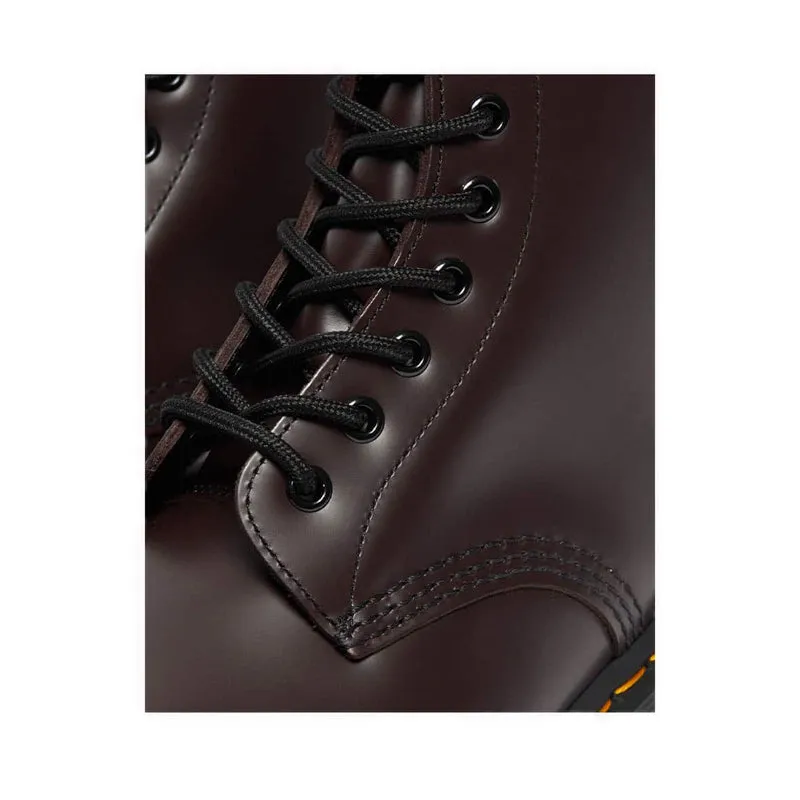 Icons 1460 Unisex Boots- Burgundy Smooth