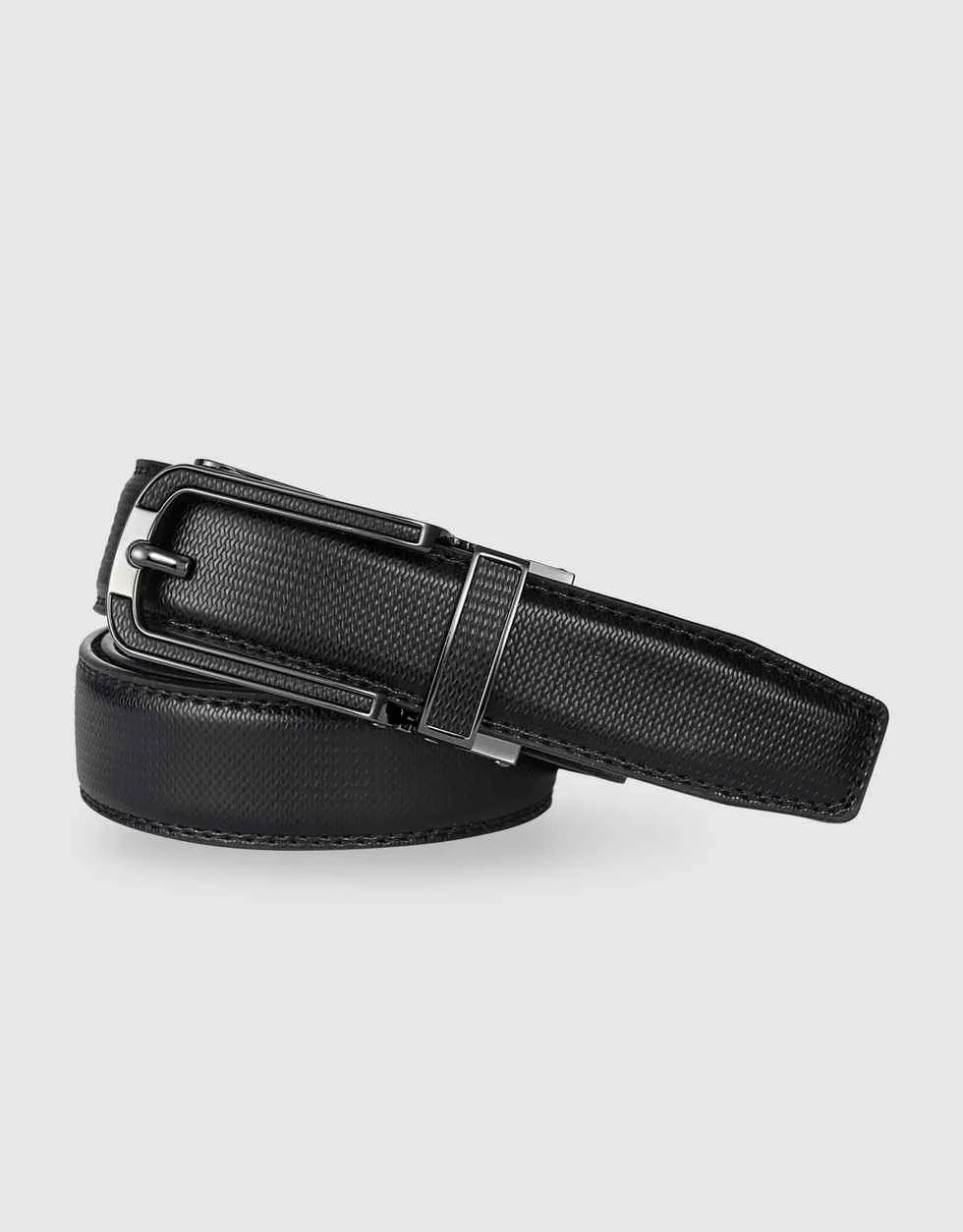 Interknit Linxx Men's Rachet Belt With Open Linxx Leather Buckle