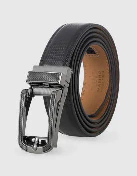 Interknit Linxx Men's Rachet Belt With Open Linxx Leather Buckle