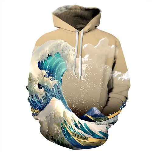 Japan Ocean Wave Hoodie