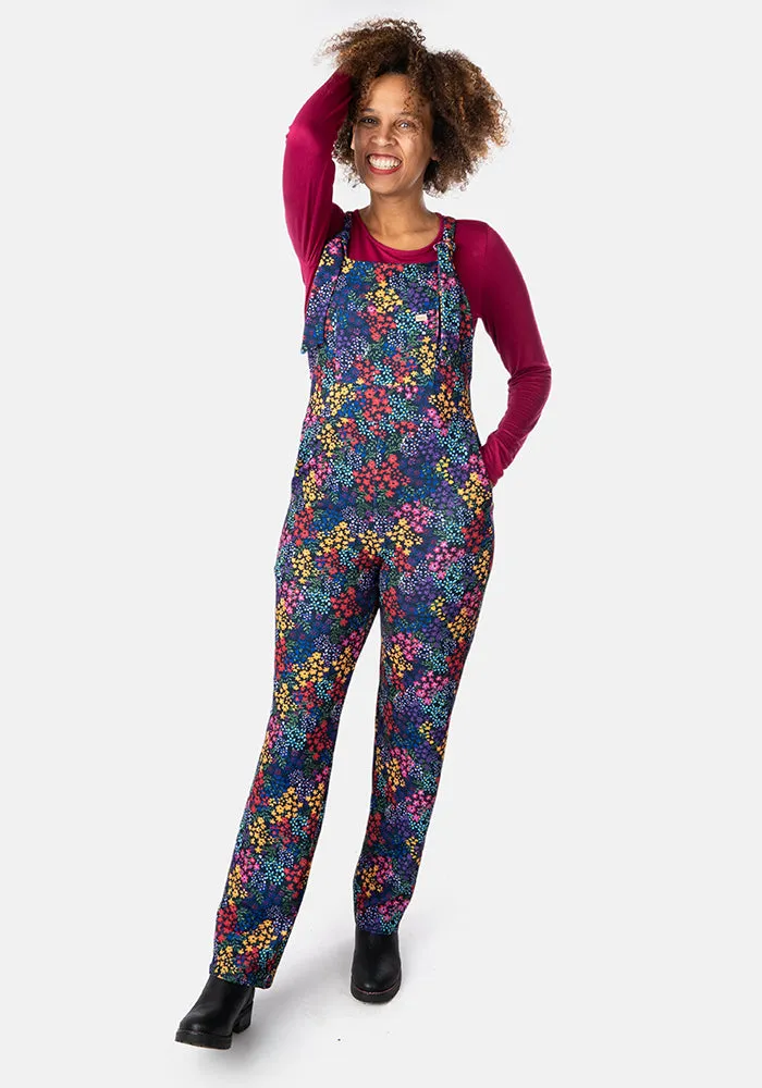 Jordan Ditsy Patchwork Floral Print Dungaree