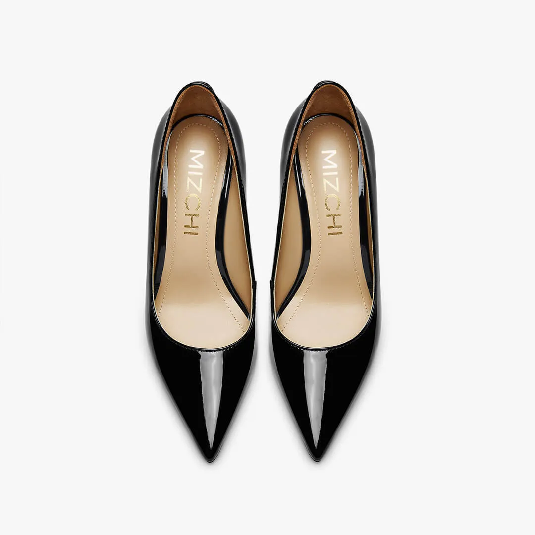 *Kayte - Black Patent Classic Pump