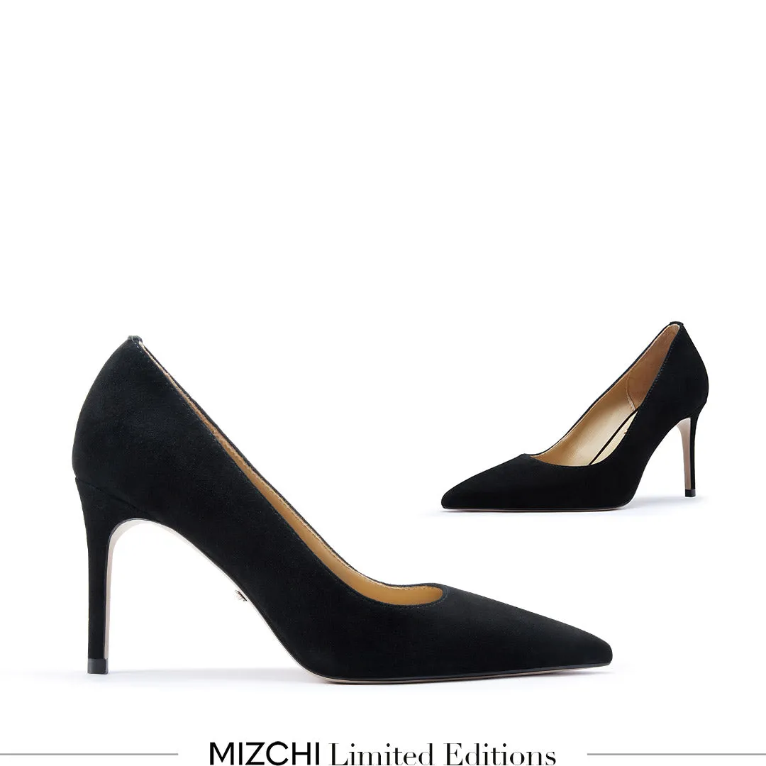 *Kayte - Black Suede Classic Pump