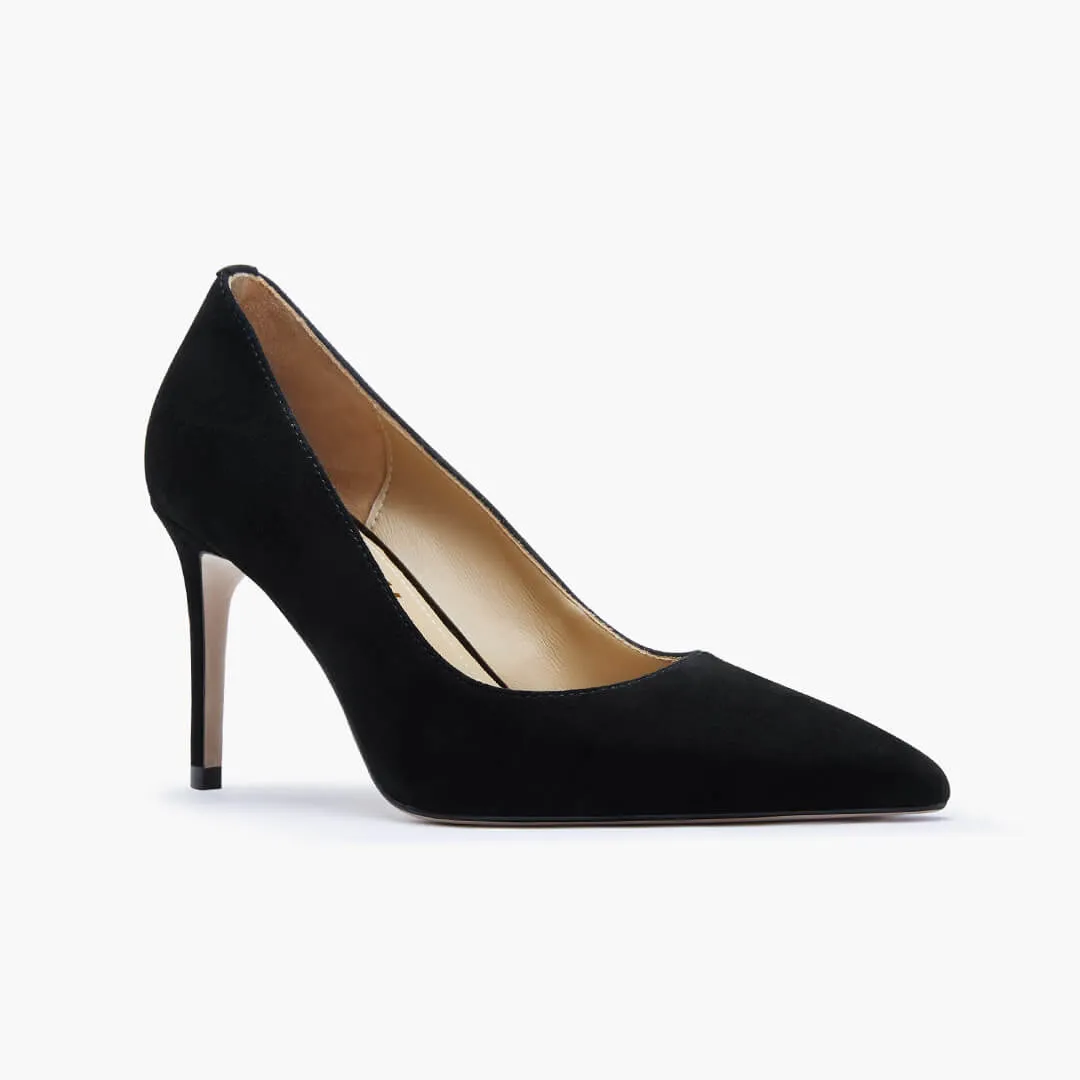 *Kayte - Black Suede Classic Pump