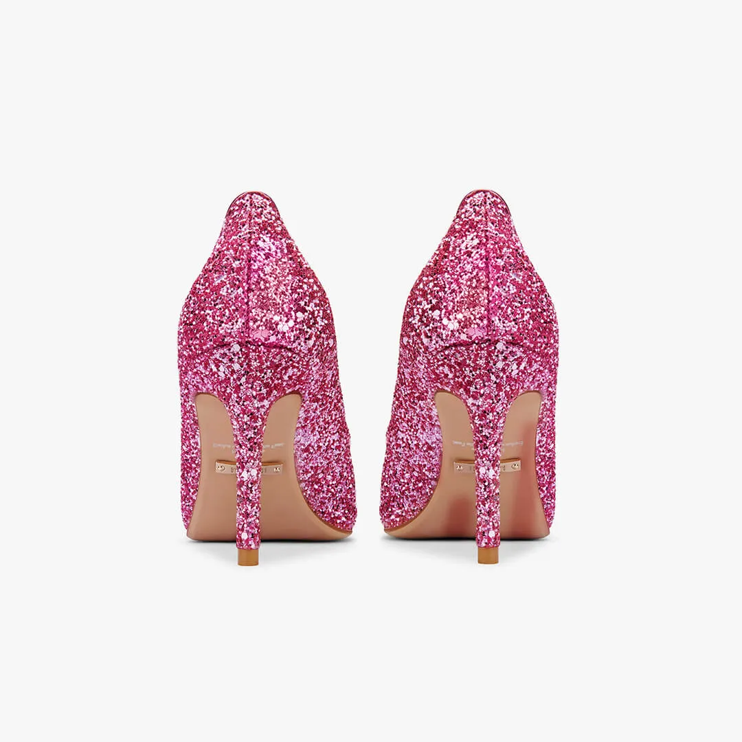 *Kayte - Pink Glitter Party Pump