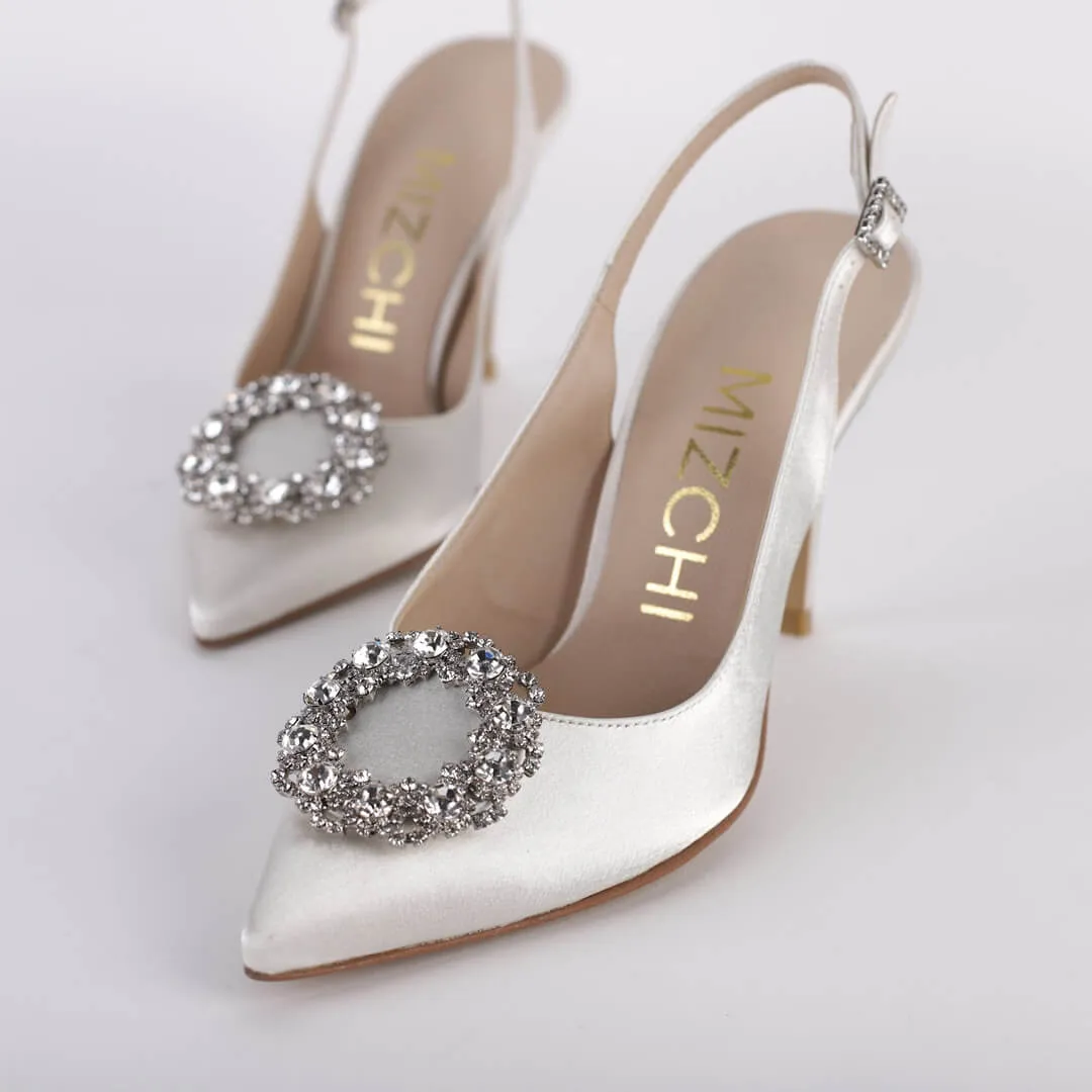 LOVE DUO - wedding heel - custom without broach option