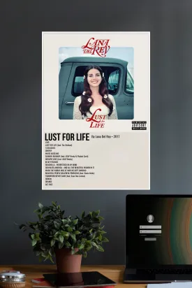 Lust For Life X Lana Del Rey | Music Card | Music Artist Poster