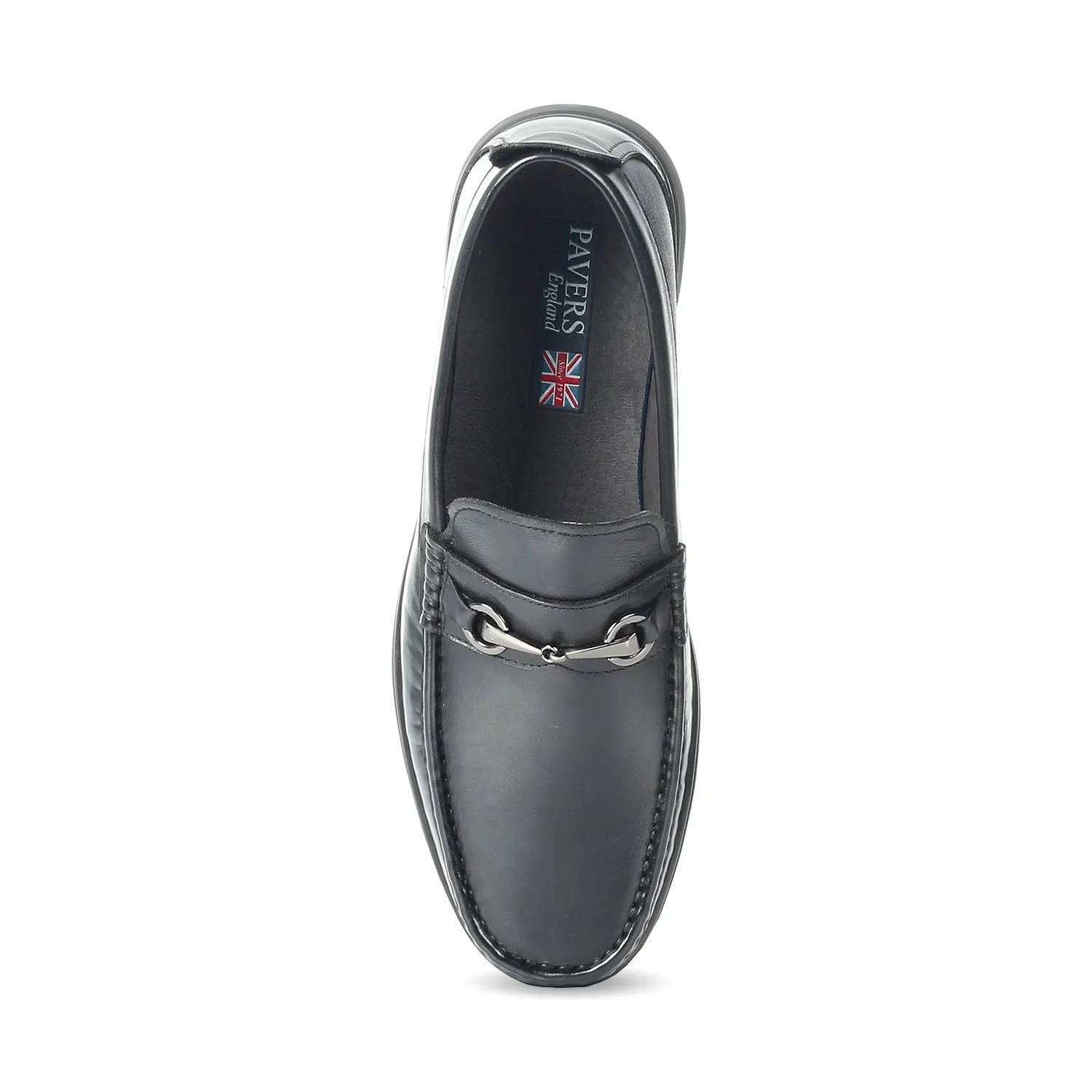 Mars Black Formal Moccasin - Black