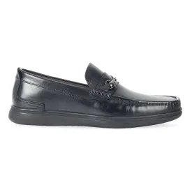 Mars Black Formal Moccasin - Black