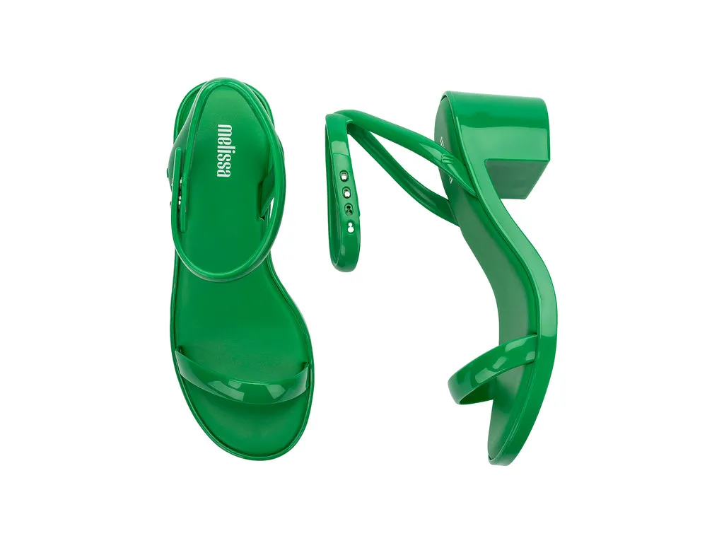 Melissa Shiny Heel II AD Green