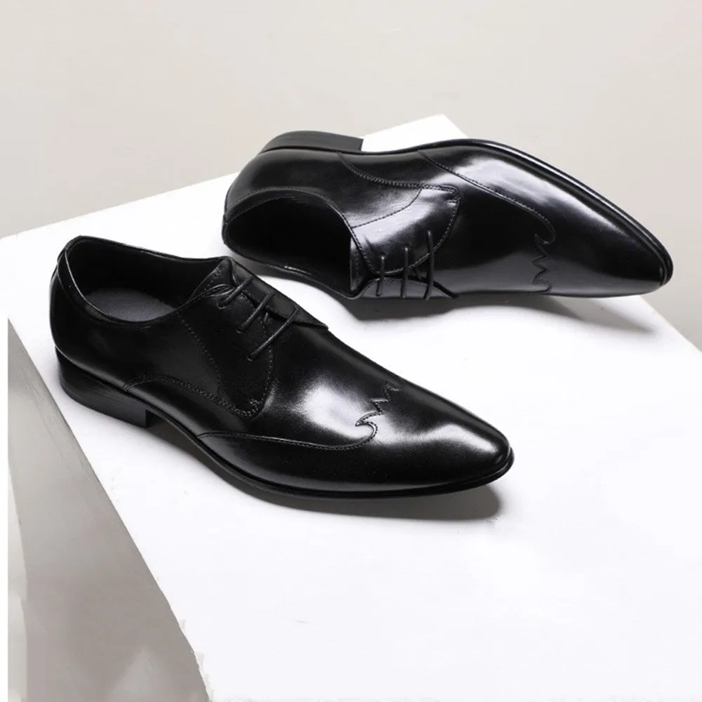 Men Business Lace Up Oxford Shoes