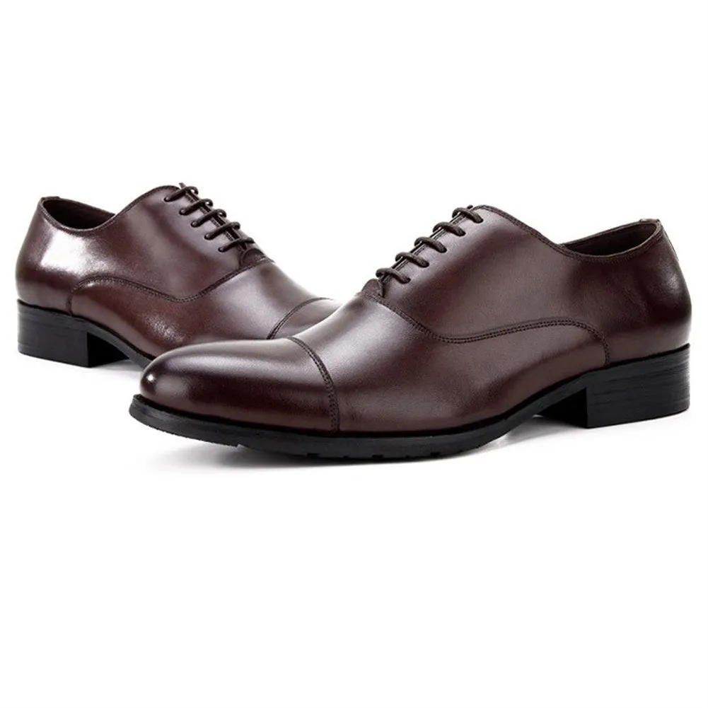 Men Captoe Lace Up Formal Oxford