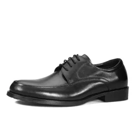 Men Lace Up Round Toe Black Color Formal Shoes