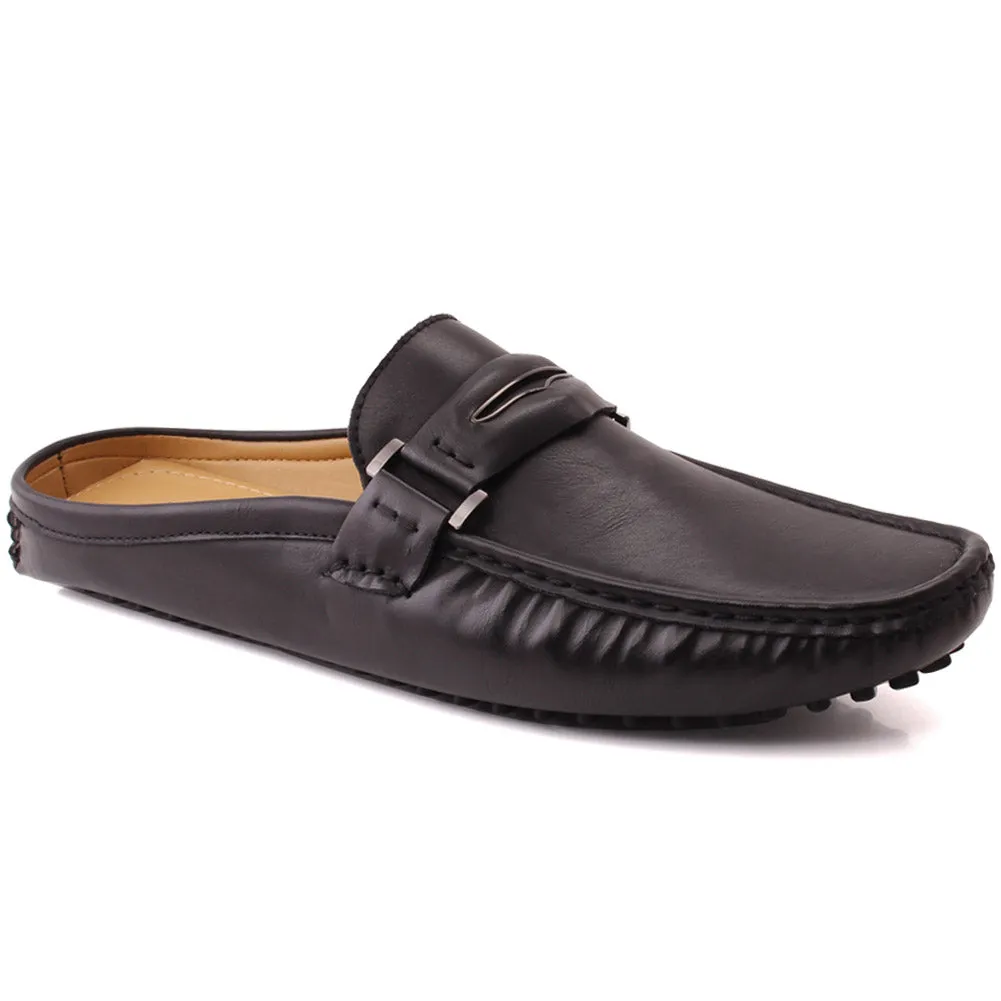 Men “MIGUEL” Slip on Moc Toe Penny Strap Casual Loafer Shoes