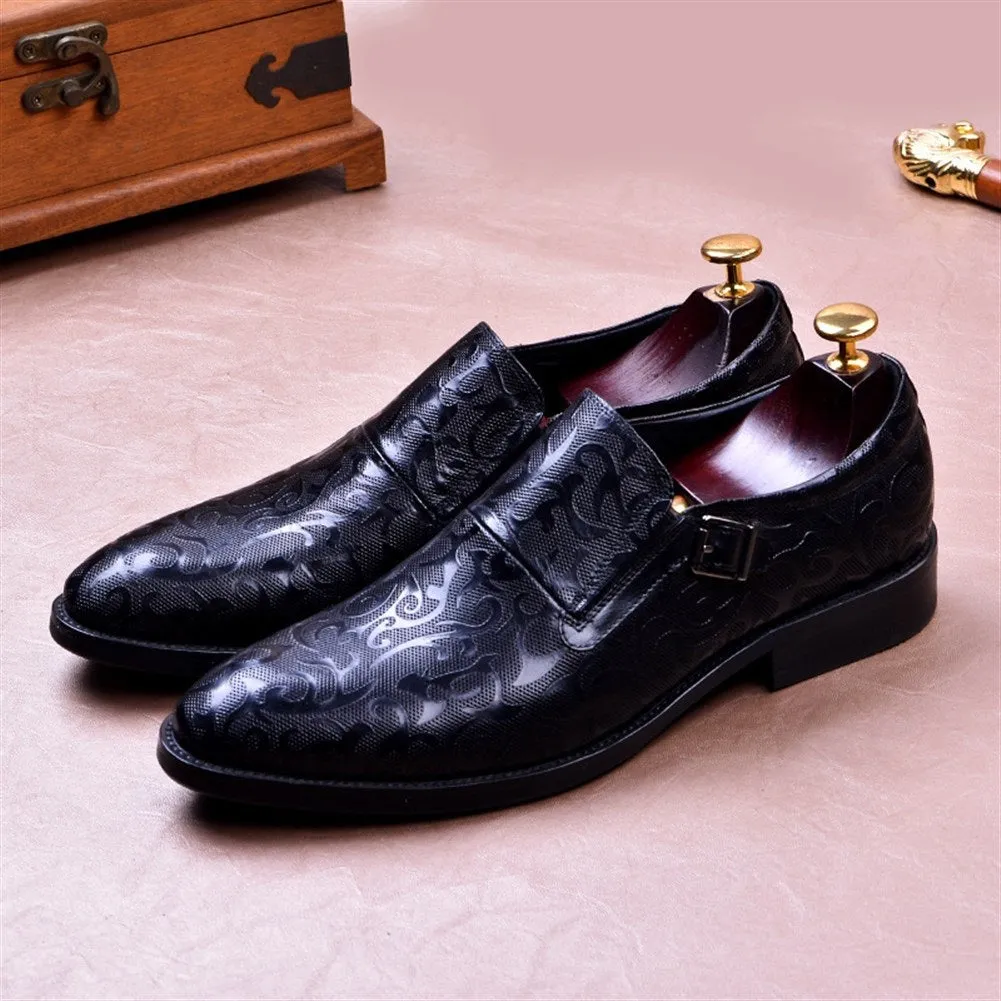 Men Round Toe Oxford Loafer Shoes