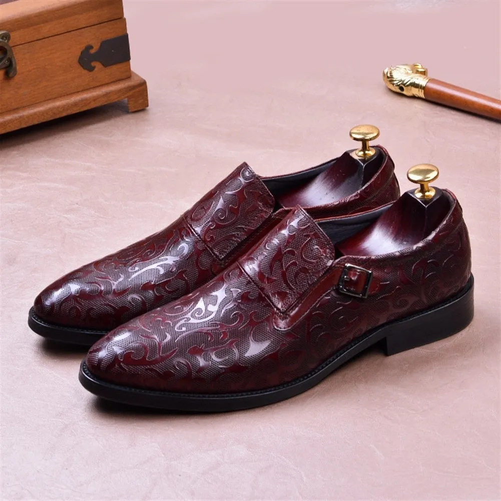 Men Round Toe Oxford Loafer Shoes