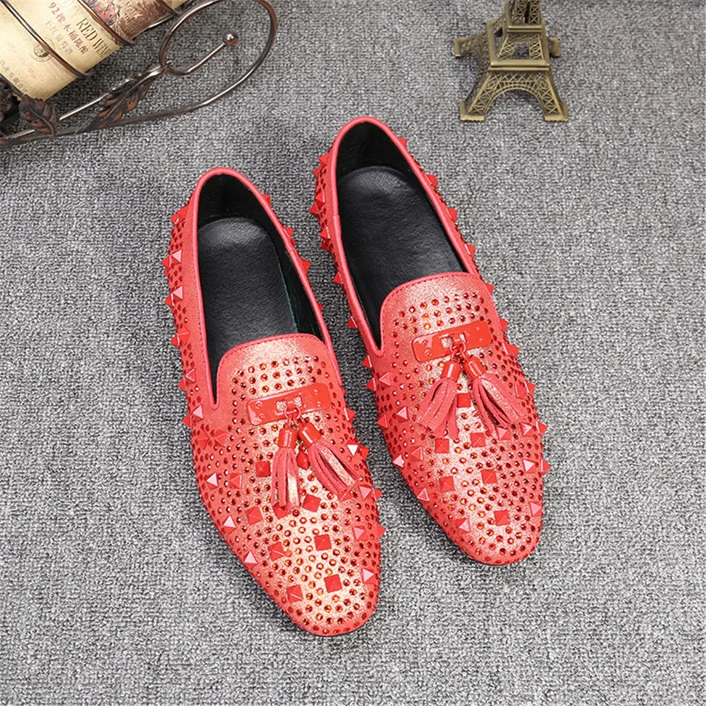 Men Tassel Decoration Slip On Loafer