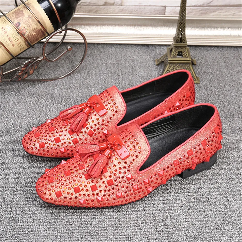 Men Tassel Decoration Slip On Loafer