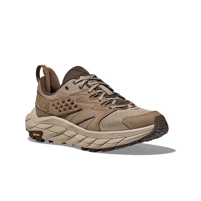 Hoka Mens Anacapa Breeze Trail Shoes in Dune/Oxford Tan