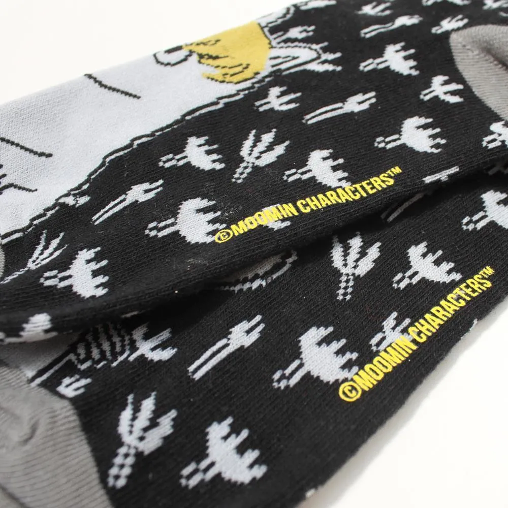 Moomin Black Printed Socks