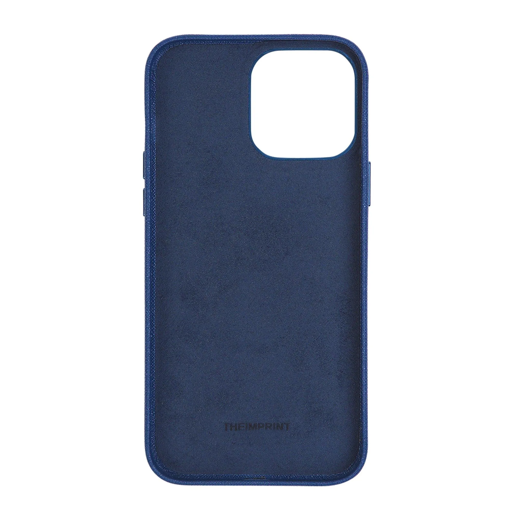 Navy - iPhone 13 Series Full Wrap Saffiano Phone Case