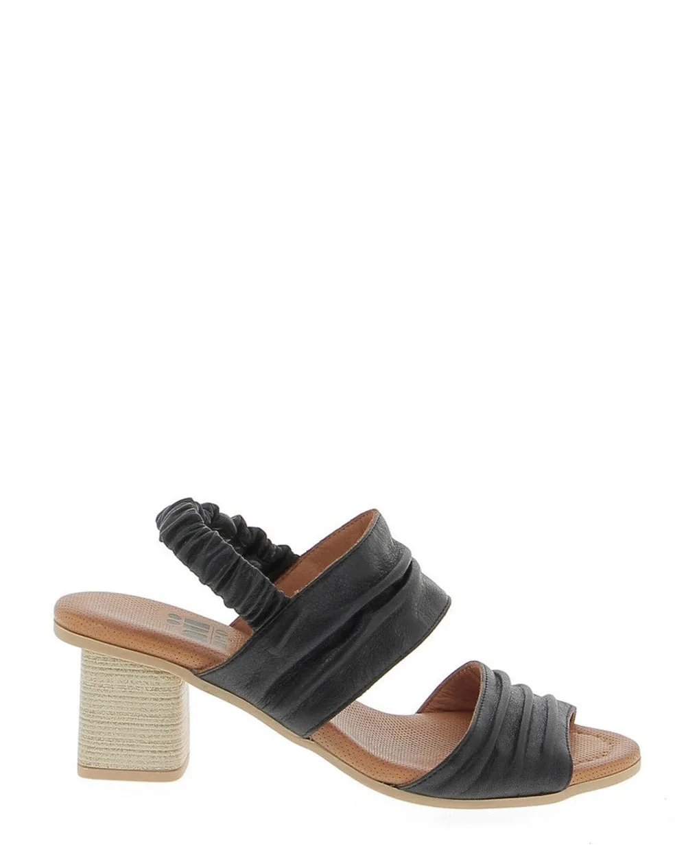 Nu X Neo Harmony Black Leather Summer Sandal