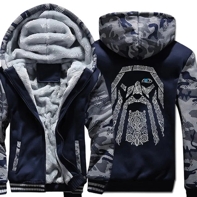 Oden Vikings Printed Hoodie