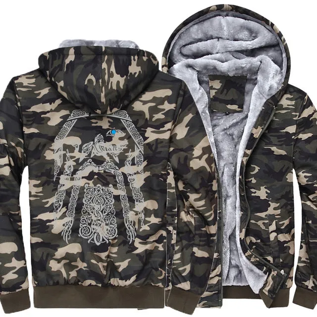 Oden Vikings Printed Hoodie