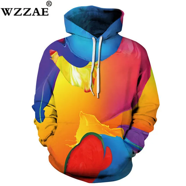 Paint Waves Hoodie