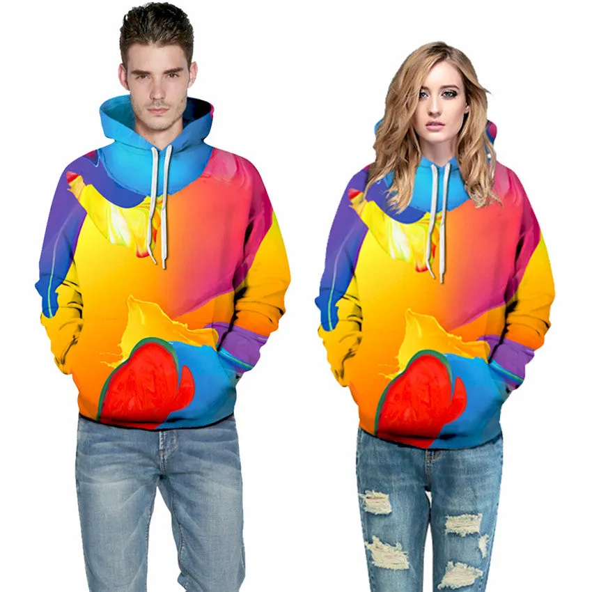 Paint Waves Hoodie