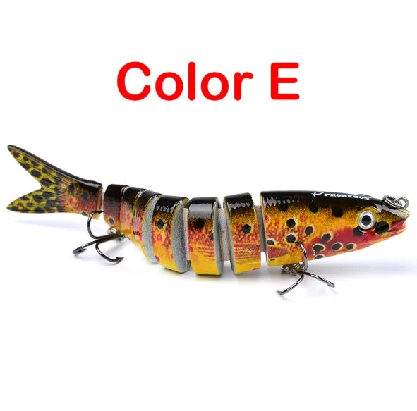 Pike Fishing Lures Artificial Multi Jointed Sections Hard Bait Trolling Pike Carp Fishing Tools