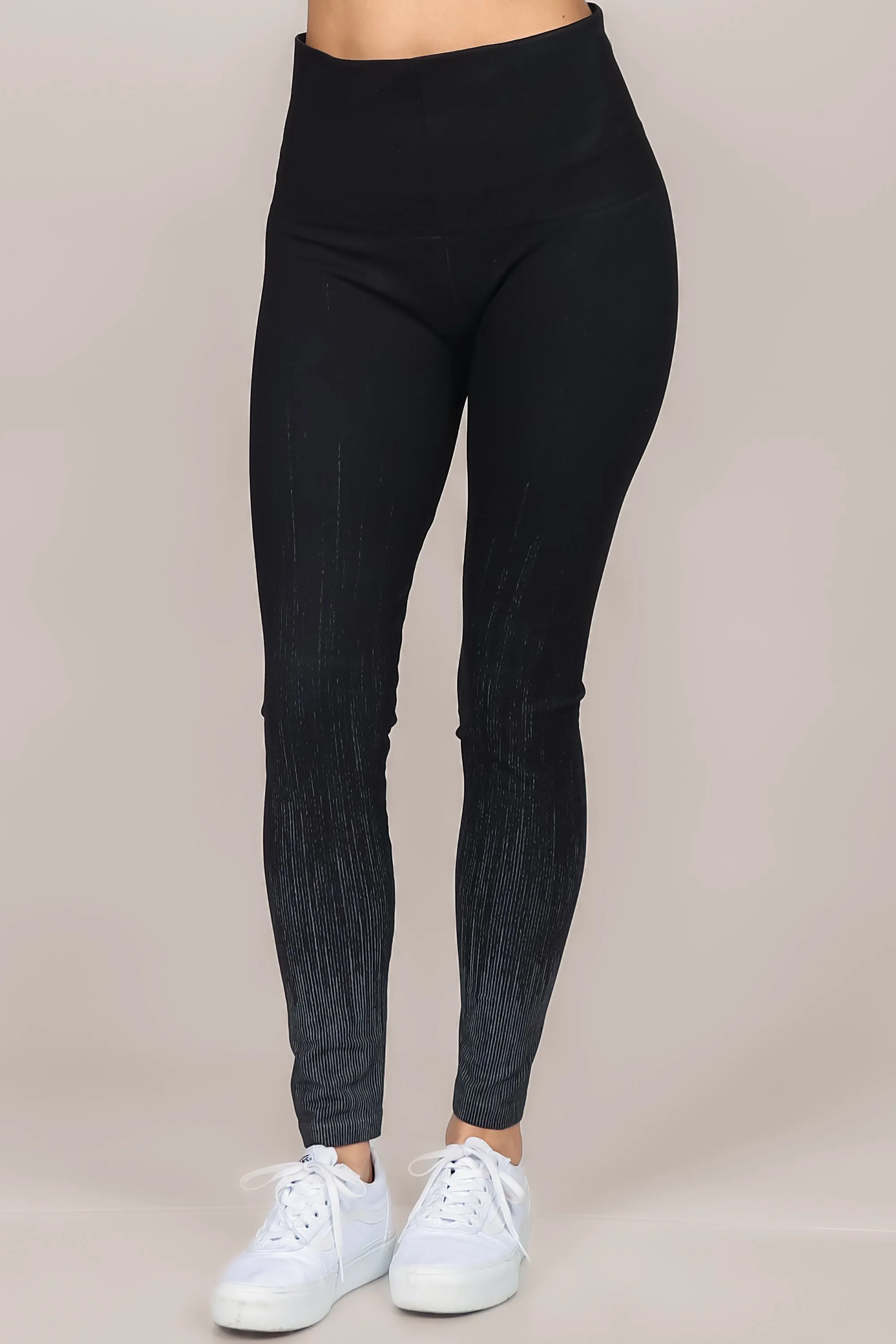 Pinstripe Fade Printed Legging