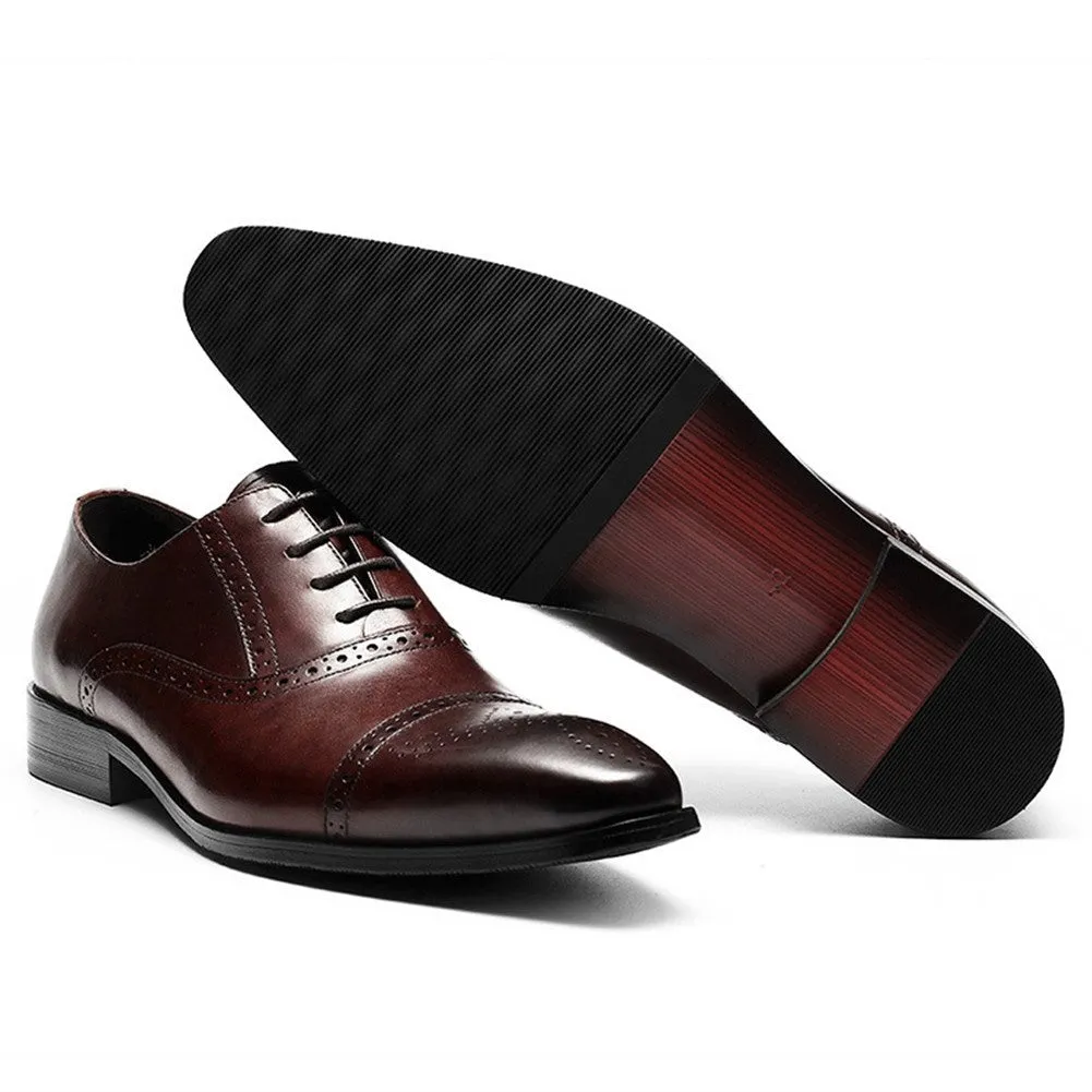 Pointed Captoe  Lace Up Oxford for Men