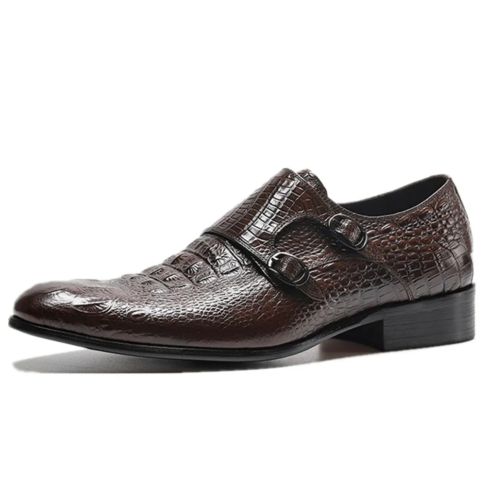 Pointed Monk Strap Oxford for Men